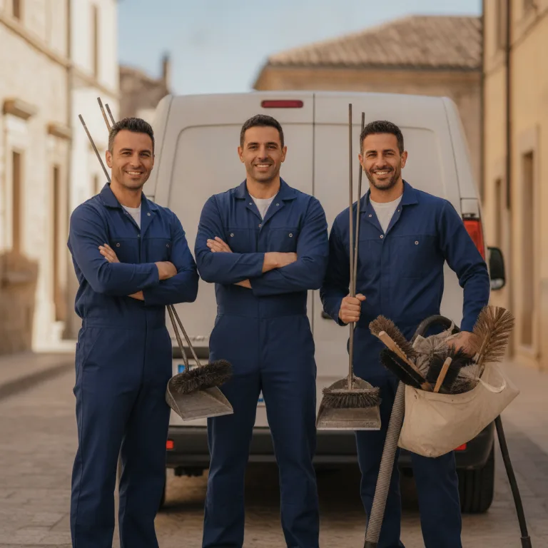 Deshollinador equipo en Vilanova i la Geltru